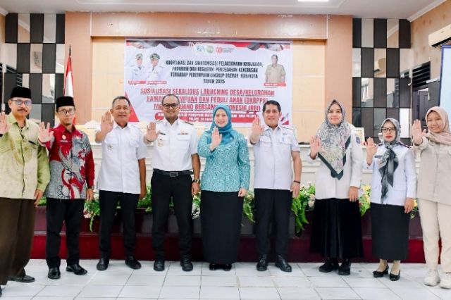 Wakil Wali Kota Palopo Hadiri Peluncuran Kelurahan Ramah Perempuan dan Anak