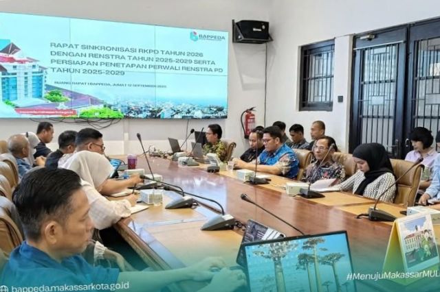 Bappeda Gelar Rapat Sinkronisasi RKPD 2026 dan Renstra Sekaligus Membahas Persiapan Penetapan Perwali Renstra PD