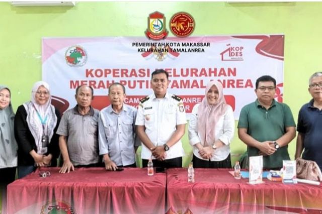 Lurah Kecamatan Tamalanrea Kunjungi Kantor Koperasi Kelurahan Merah Putih di BTP