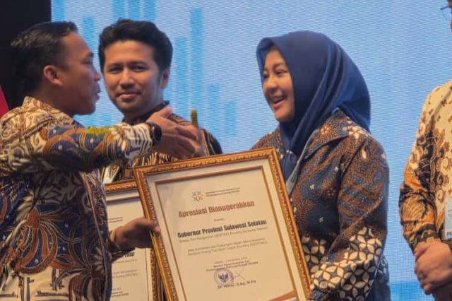 Sulsel Raih Penghargaan Nasional Penurunan Stunting Terbaik