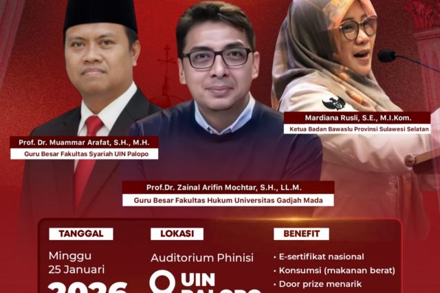 Refleksi Setahun Prabowo, UIN Palopo Akan Menggelar Forum Akademik Nasional