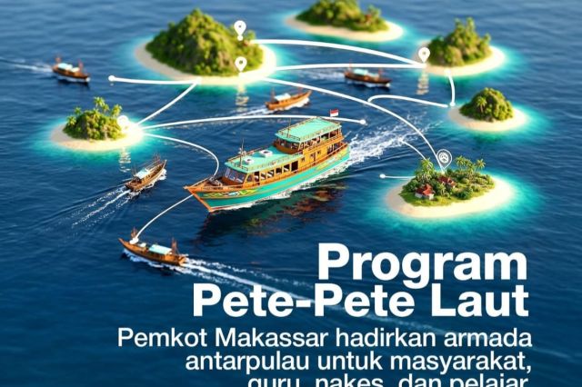 Munafri Realisasikan Janji Kampanye, Pete-pete Laut Layani Pulau Secara Gratis