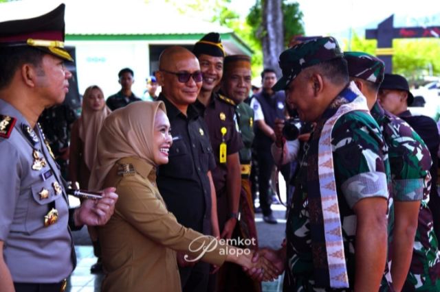 Dalam Rangka Kunker, Hj Naili Sambut Pangdam XIV/Hasanuddin di Palopo