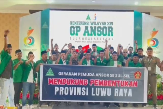 Luwu Raya Guncang Panggung Konferwil: Ansor Sulsel Solid Kawal Provinsi Baru