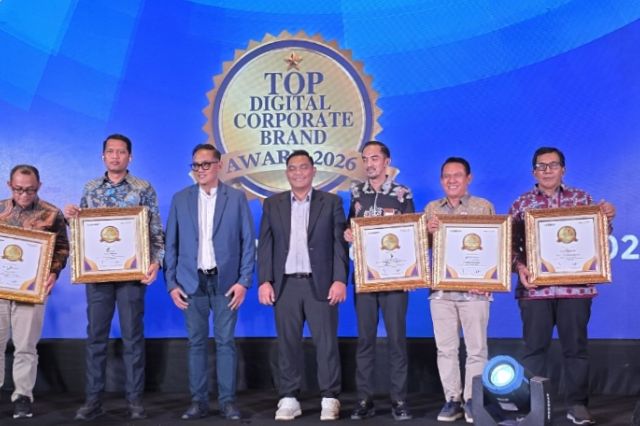 Bank Sulselbar Raih Penghargaan Top Digital Corporate Brand Award 2026