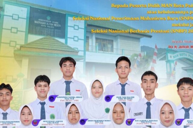 25 Siswa MAN Kota Palopo Lolos SNBP 2026, Tembus PTN Ternama Indonesia