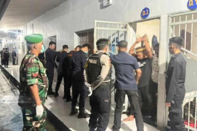 Peringatan HBP ke-62, Lapas Gelar Razia Malam Operasi Senyap