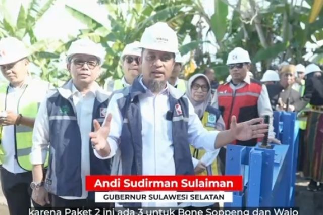 Gubernur Sulsel Groundbreaking Program MYP Rehabilitasi Daerah Irigasi
