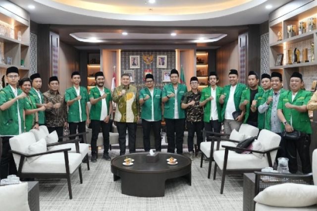 Jelang Kegiatan Nasional, PW GP Ansor Sulsel Audiens Bersama Wali Kota Makassar