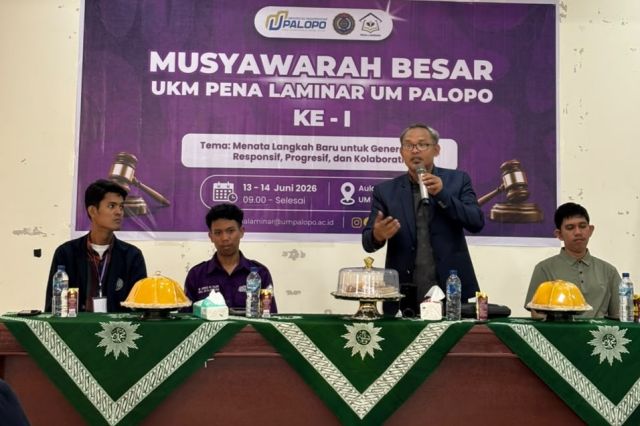 UKM Pena Laminar UM Palopo Resmi Gelar MUBES, Perkuat Arah Gerak Organisasi