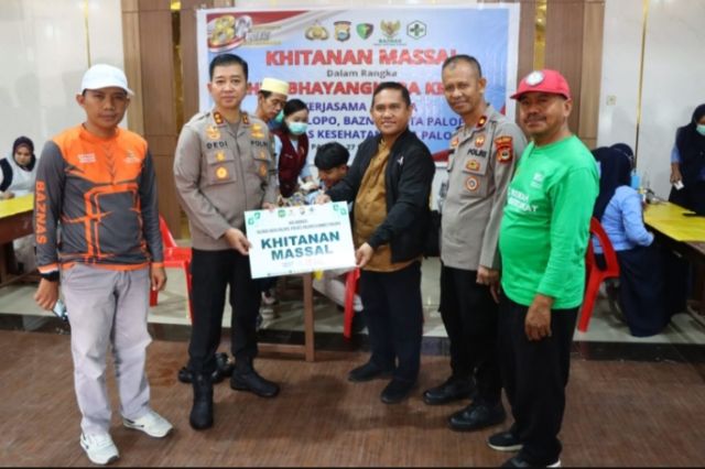 Jelang Hari Bhayangkara ke-80, Polres dan Baznas Palopo Gelar Khitan Gratis