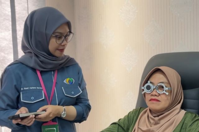 Periksa Mata Gratis, HKG PKK ke-54 dan 46 Tahun Dekranas Bantu Warga Deteksi Penglihatan