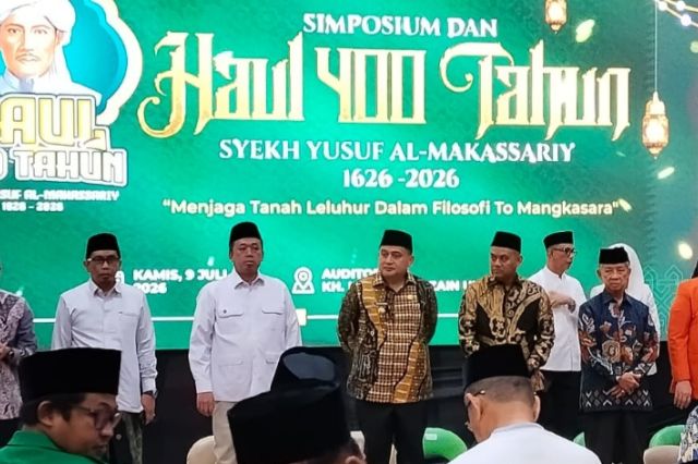 Menteri ATR/BPN Hadiri Simposium dan Haul 400 Tahun Syekh Yusuf Al-Makassariy