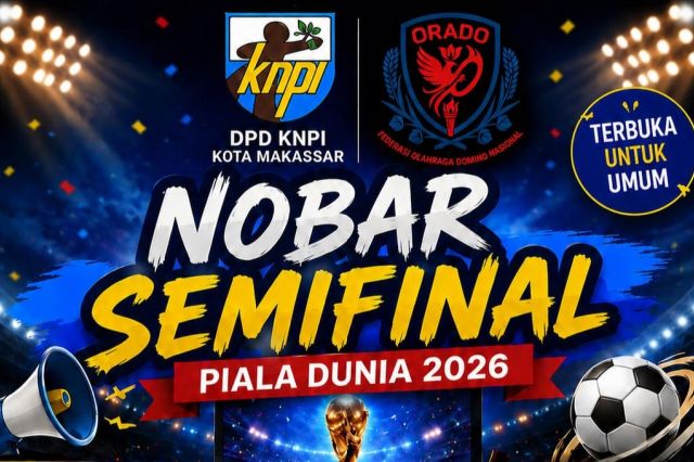 DPD KNPI Kota Makassar Gelar Nobar Melibatkan Elemen Masyarakat dan UMKM
