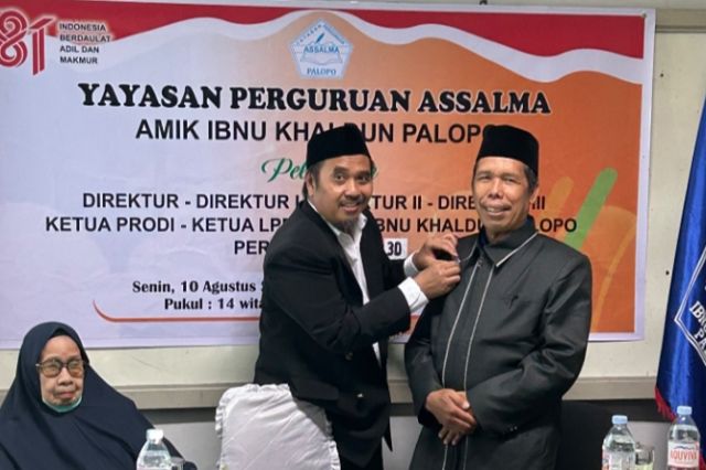AMIK Ibnu Khaldun Palopo Lantik Nahkoda Baru, Bawa Tekad Besar Majukan Kampus