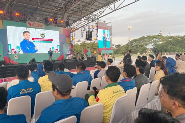 Tampil Spektakuler di Indonesia Youth Summit 2025, Ketua DPD KNPI Makassar Ajak Pemuda Upgrade Diri & Bertindak Nyata