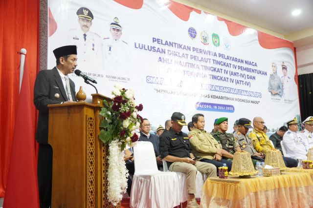 PJ Wali Kota Hadiri Pelantikan Wisuda SMK Pelayaran Samudera Nusantara Utama Angkatan XXI