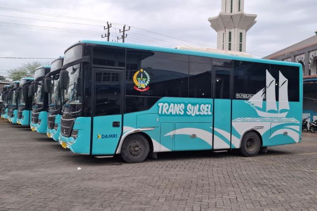 Rute Bus Trans Sulsel Jangkau Mamminasata, Hadirkan Layanan Terintegrasi Antarwilayah