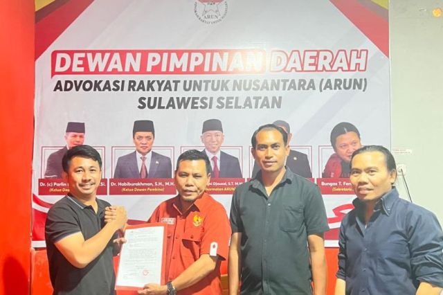 Irvan Sabang Dapat Mandat sebagai Ketua DPC Advokasi Rakyat Untuk Nusantara Kabupaten Takalar