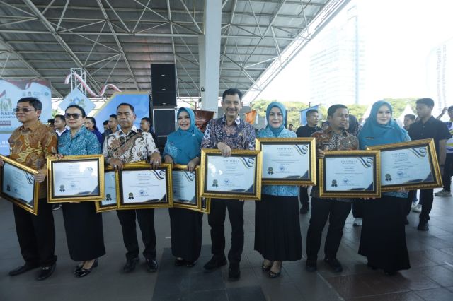 Pj. Wali Kota Palopo Hadiri Peringatan Harganas ke-32 Tingkat Provinsi Sulsel di Makassar