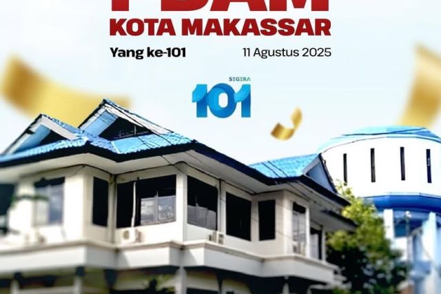 Bappeda Ucapkan Selamat Ulang Tahun 101 PDAM Kota Makassar