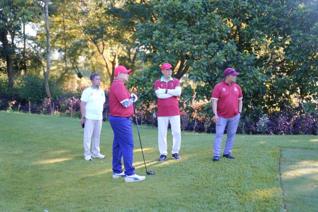 Kadispora Kota Makassar Syamsul Bahri, S.IP., M.Si, hadir mendampingi Wali Kota Makassar, Munafri Arifuddin, dalam pembukaan Mayor Cup Golf Tournament