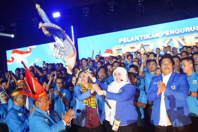 KNPI Sulsel Era Vonny Resmi Dilantik, Bawa Semangat Persatuan Pemuda Indonesia