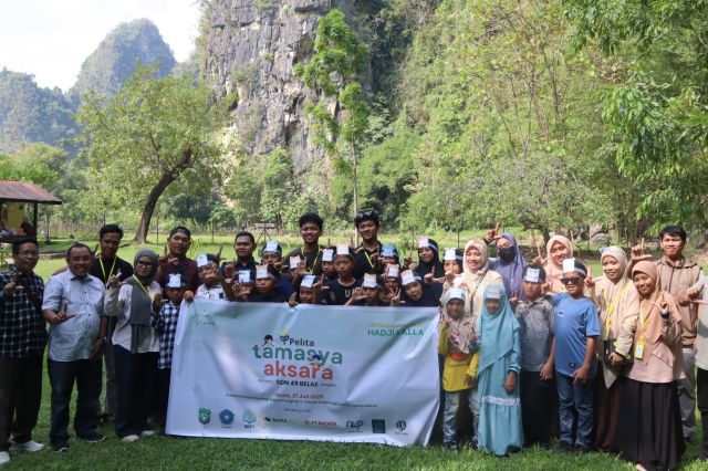 Pelita Pangkep Ajak Siswa SDN 49 Belae Bertamasya di Pusat Informasi Geologi dan Leang-Leang Maros