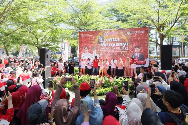 Porseni ASN 2025: Lagu Wali Kota Munafri dan Ketua PKK, Guncang Balai Kota Makassar